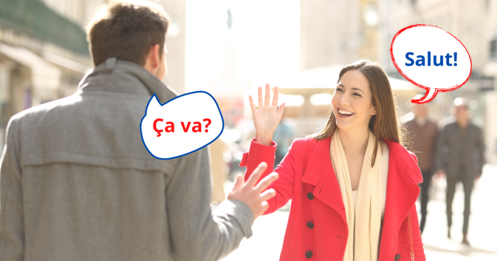 Saludar y despedirse en francés