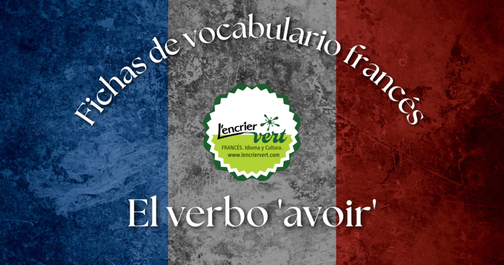 Fichas de vocabulario francés: El verbo 'avoir'
